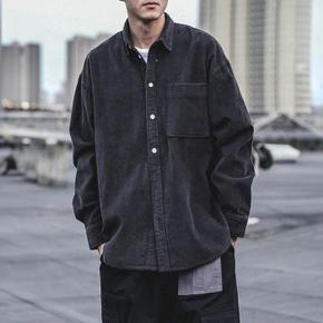 남자 코듀로이 긴팔 셔츠 남방 가을 겨울 골덴 남방 (S43388761)
