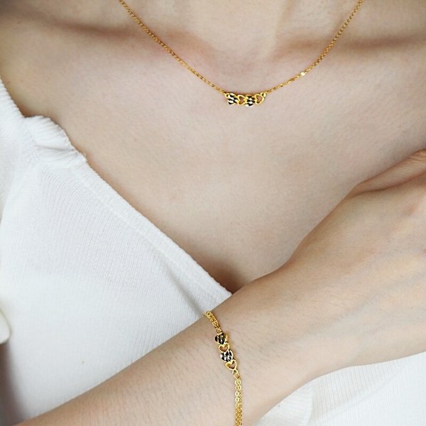 [가앤] 24k순금 쁘띠 하트 목걸이3.75g