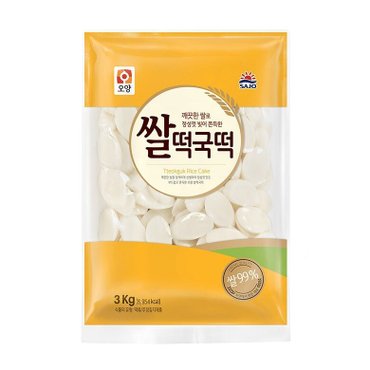 사조 [푸른들마켓][사조] 쌀떡국떡3kg