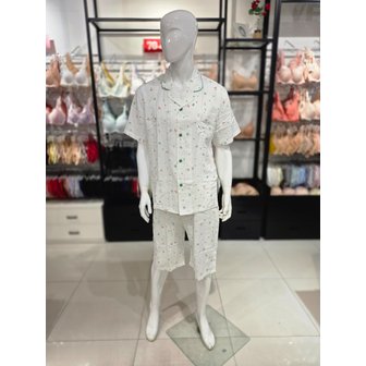 비너스 [시흥점] S 비너스 ) 앵두 나염 면 레이온 남성 파자마세트 [VPA4530M-CR]