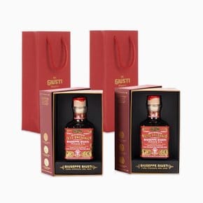 3메달 큐빅 리카르도 발사믹식초 250ml 2병 선물세트 (쇼핑백 포함)