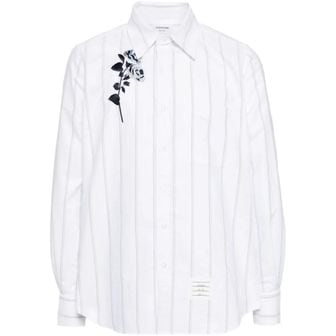 톰브라운 24 FW 톰브라운 floral embroidered poplin shirt MWL272EE1055 TP426662413 79554396