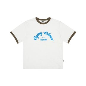 [공식](정상가 : 49,000원) 그래픽 링거 반팔티셔츠 IVORY