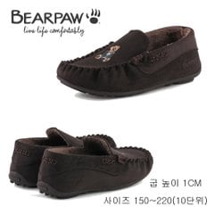 베어파우(BEARPAW)아동(kids) DOLLIE BEAR  모카신 초코(K820004ND)