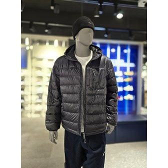 휠라 [파주점] 라이프 유광립스탑 후디드 경량다운(FS2DJG4108M-BLK)