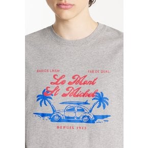 TRANOR – PRINTED T-SHIRT_Grey_LSTA0TS93U (남여공용)