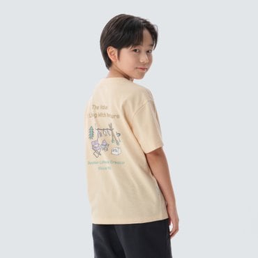 스노우피크 키즈 소로나 캠핑 반팔 티셔츠 S25MKFTS93