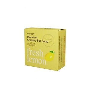 아이깨끗해 비누 프리미엄 크리미 바솝 레몬향