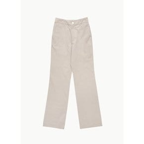 에드워드커밍 24SS TAILORED TROUSERS IN BEIGE PINSTRIPE