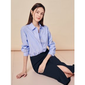 JS3A0BL321[소프트 포인트 데일리 블라우스]