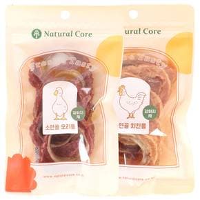 소연골 오리롤/치킨롤 65g 1팩 강아지 간식