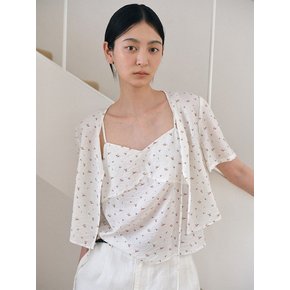 Flower Patterned Top Set