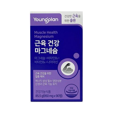 영진약품 영플랜 근육 건강 마그네슘 950mg x 90정 마그네슘영양제