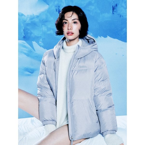 N254WDW871 여성 에이라 후디 구스다운 점퍼 L/BLUE