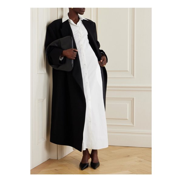 이즈미 코튼 포플린 셔츠 맥시 드레스 오프 화이트 1647597332737557