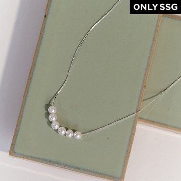 Hei [SSG단독][유시은,카라 허영지 착용][sv925] six pearl necklaces