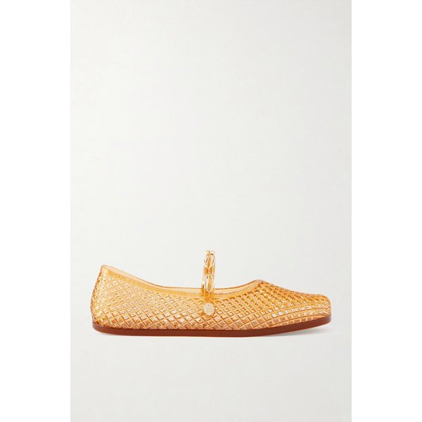 아이로 쉘 장식 러버 플랫 오렌지 46376663163089359