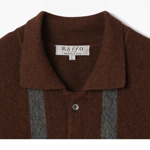 라파 RAFFA EL RAY SHIRT CARDIGAN 셔츠 가디건 브라운 BROWN 품번 FAF2M50000A50 신세계백화점 센텀시티점 샌프란시스코마켓 정품 상세 안내 3