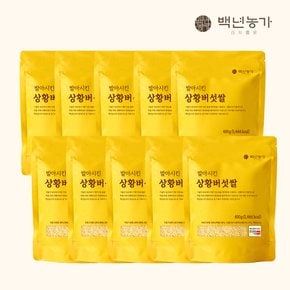도정 직후 발아시킨 상황버섯쌀 현미 400g x 10봉