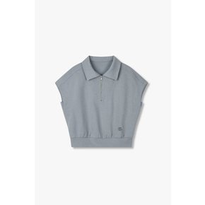 [부산점] 보브)) 슬리브리스 하프 집업 티셔츠 (7125240701)