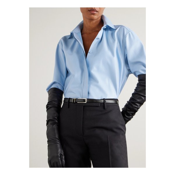 텍스처 가죽 벨트 블랙 46376663162911853