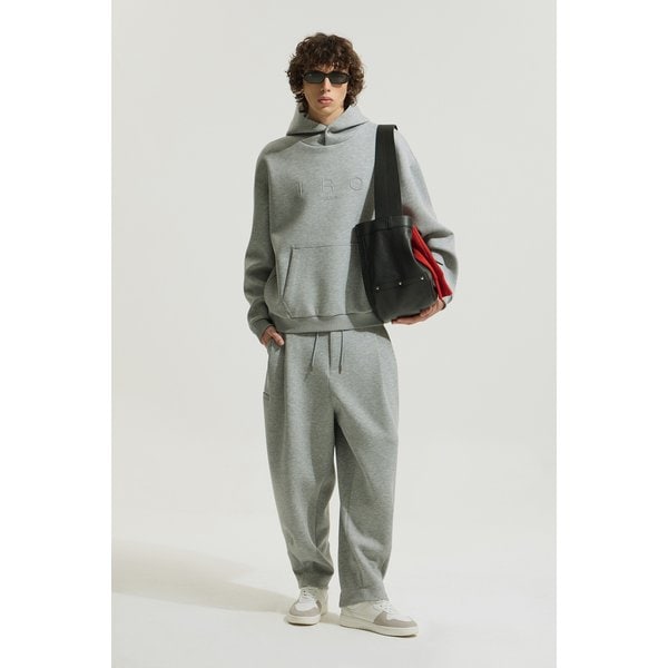 [여주점] [이로] 남성 Flanerie 밴딩 배색 오버핏 후디 IQTSS25903GYX