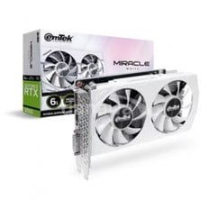 이엠텍 지포스 RTX 3050 MIRACLE WHITE D6 6GB