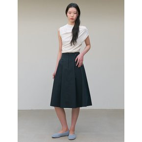 Summer Belted Long Skirt  Navy (KE5527M03R)