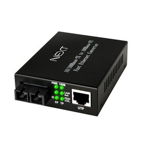 LAN 10/100MBbps 멀티모드 2Km SC타입 광미디어 컨버터 NEXT-200FSCM
