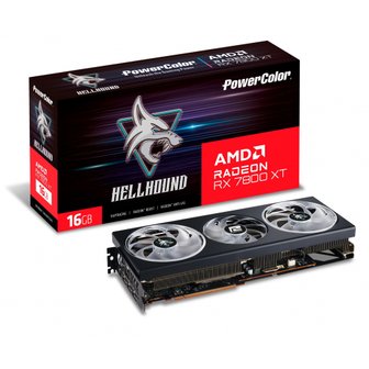  PowerColor Hellhound AMD Radeon RX 7800 XT 16GB GDDR6 그래픽 카드 [ RX7800XT 16G-LOC ]