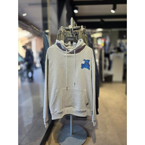 [시흥점] 남여공용 브릭그래피티 세미오버핏 후드(그레이) /JGET30802GY