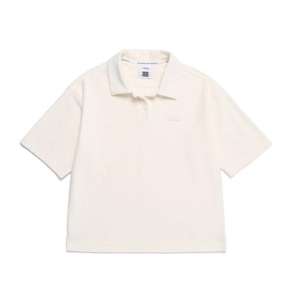 [여주점] N252WTS480 여성 테리 베이직 카라 티셔츠 LBEIGE