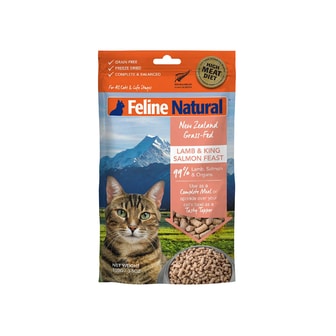 케이나인내추럴 Feline 동결건조 램 & 살몬 100g