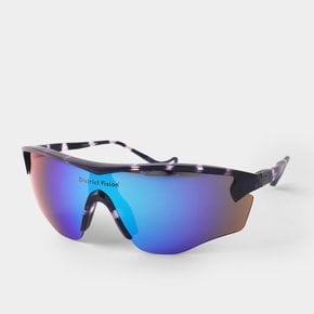 디스트릭트 비전 Junya Racer 준야 레이서 선글라스 DVG003 Navy Pink Mosaic, D+ Blue Mirror
