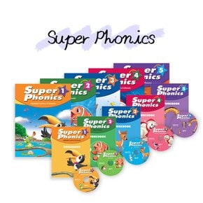 [픽토리]Super phonics 슈퍼파닉스 5권/워크북5권(전10종)/포함/사은품랜덤