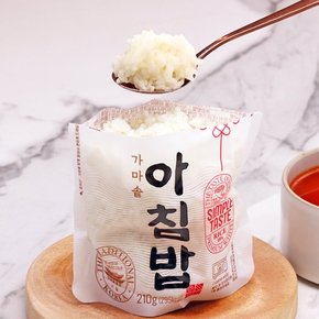 가마솥으로 지은 즉석밥 아침밥 210g 국내산 햅쌀 솥밥 10팩