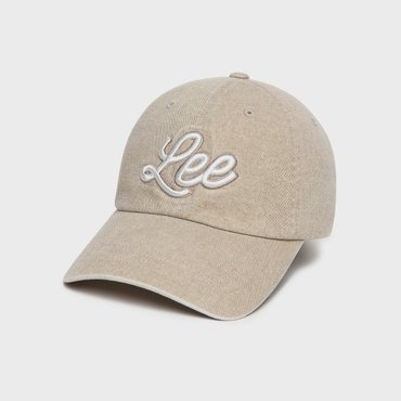 LEE 빅 유니온 로고 볼캡 베이지 LE2501CA06BE