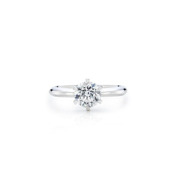 에센스 14K(W) 랩다이아 솔리테어 반지 1.0ct HL4R42404W4