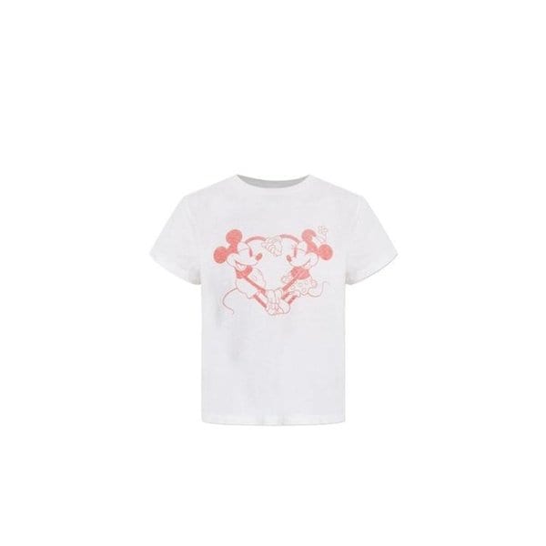 26SS 리던 반팔 티셔츠 02WCGT377 VINTAGE WHITE DOM