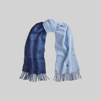 폴로 랄프 로렌 여성 프린지 트림 울 스카프(WAPOSCV0J320362400)