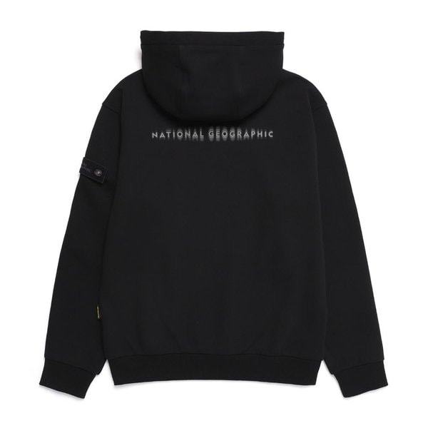 [여주점] N251UHD210 블루핀 로고 세미오버핏 후디 CARBON BLACK