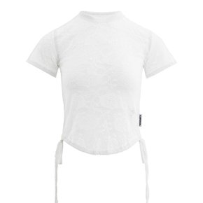 LACE T-SHIRT IN WHITE (레이스 티셔츠)