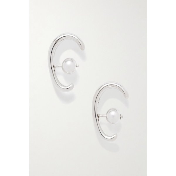 쁘띠 누들 실버 후프 귀걸이 46376663162902229