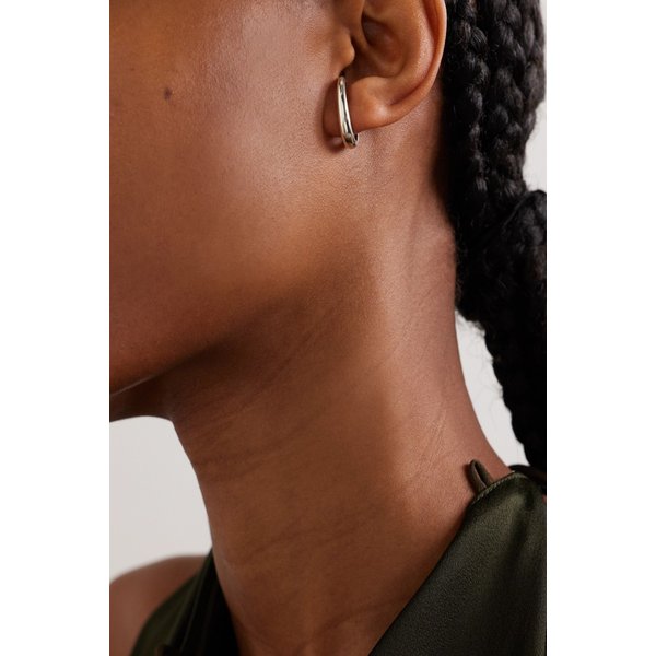 쁘띠 누들 실버 후프 귀걸이 46376663162902229