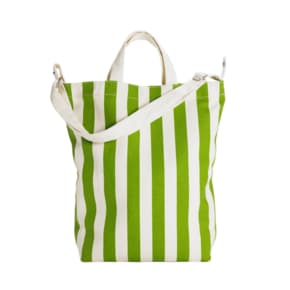 [바쿠백] 덕백 캔버스 토트백 Green Awning Stripe