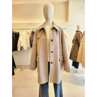 JJ지고트 [여주점] [JJ 지고트] 여성 울 블렌드 핸드메이드 발마칸 코트 GRBM0CT911