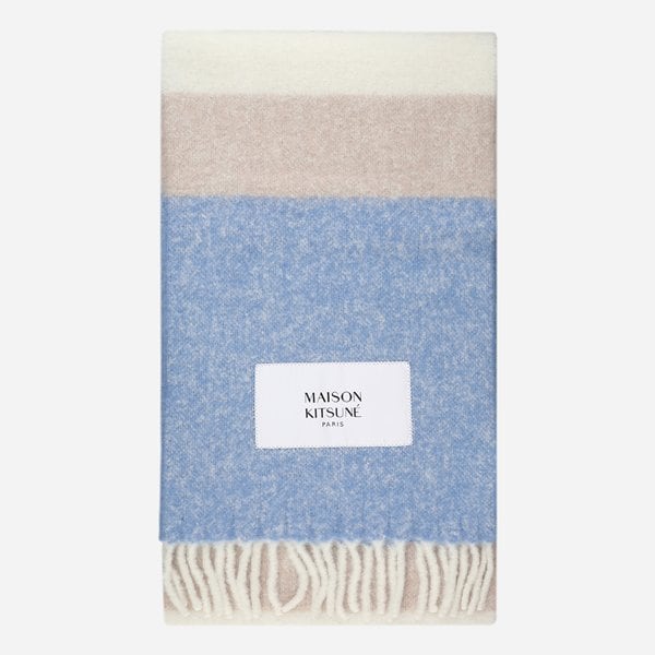 [시흥점] 5F PM06203WA0022 0360 알파카 스트라이프 머플러 블루