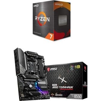  미국 AMD 라이젠 Ryzen 7 5800X 8core16Thread Unlocked Desktop Processor MSI MAG B550 Tomaha