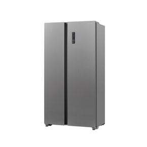 [쓱설치]캐리어 양문형냉장고 KRNS438SPH1 실버메탈