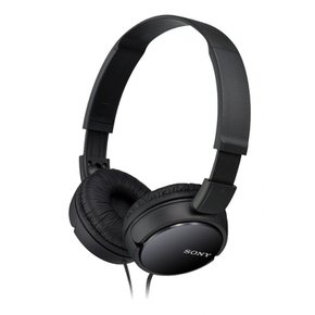 소니 헤드폰 MDR-ZX110 : 밀폐형 접이식 블랙 MDR-ZX110 B